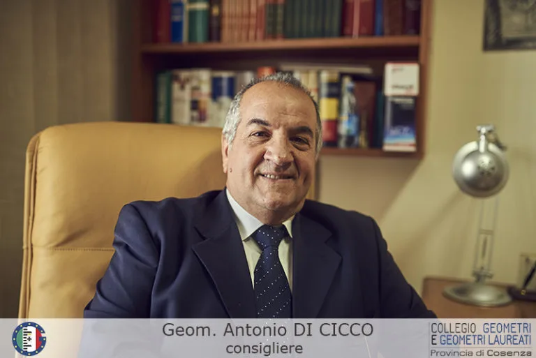 Geom. Antonio Di Cicco - Consigliere del Consiglio Direttivo del Collegio dei Geometri di Cosenza