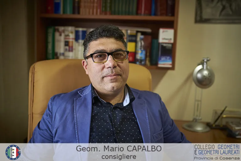 Geom. Mario Capalbo - Consigliere del Consiglio Direttivo del Collegio dei Geometri di Cosenza