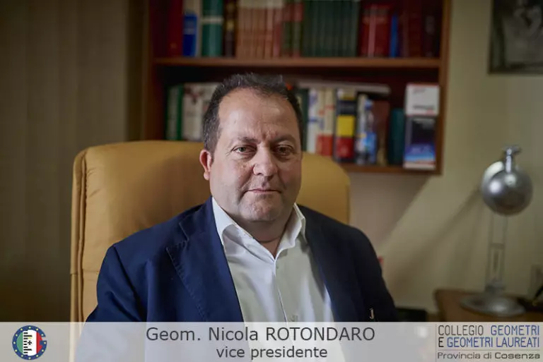 Geom. Nicola Rotondaro - Vice Presidente del Consiglio Direttivo del Collegio dei Geometri di Cosenza